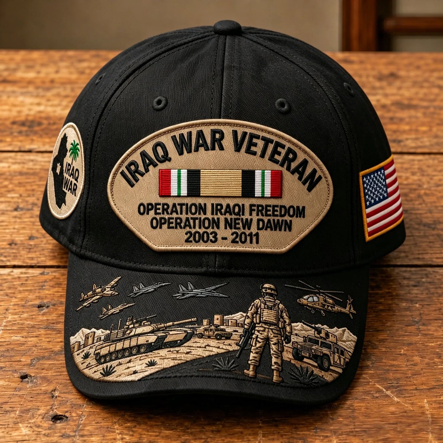 🇺🇸 Last Day Promo: 49% OFF 🎖️ - Iraq War Veteran Tribute Cap