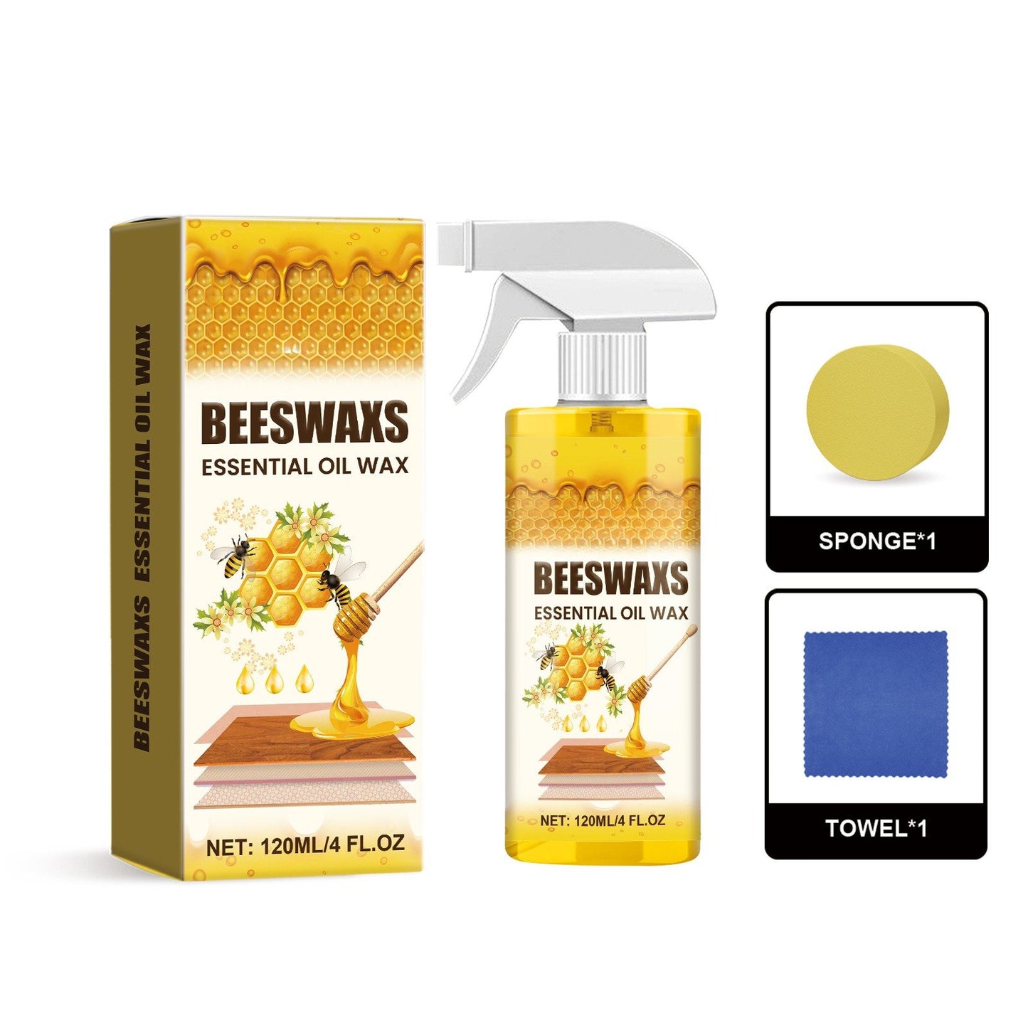 🌟🎉2026 Wood Polishing Beeswax Spray