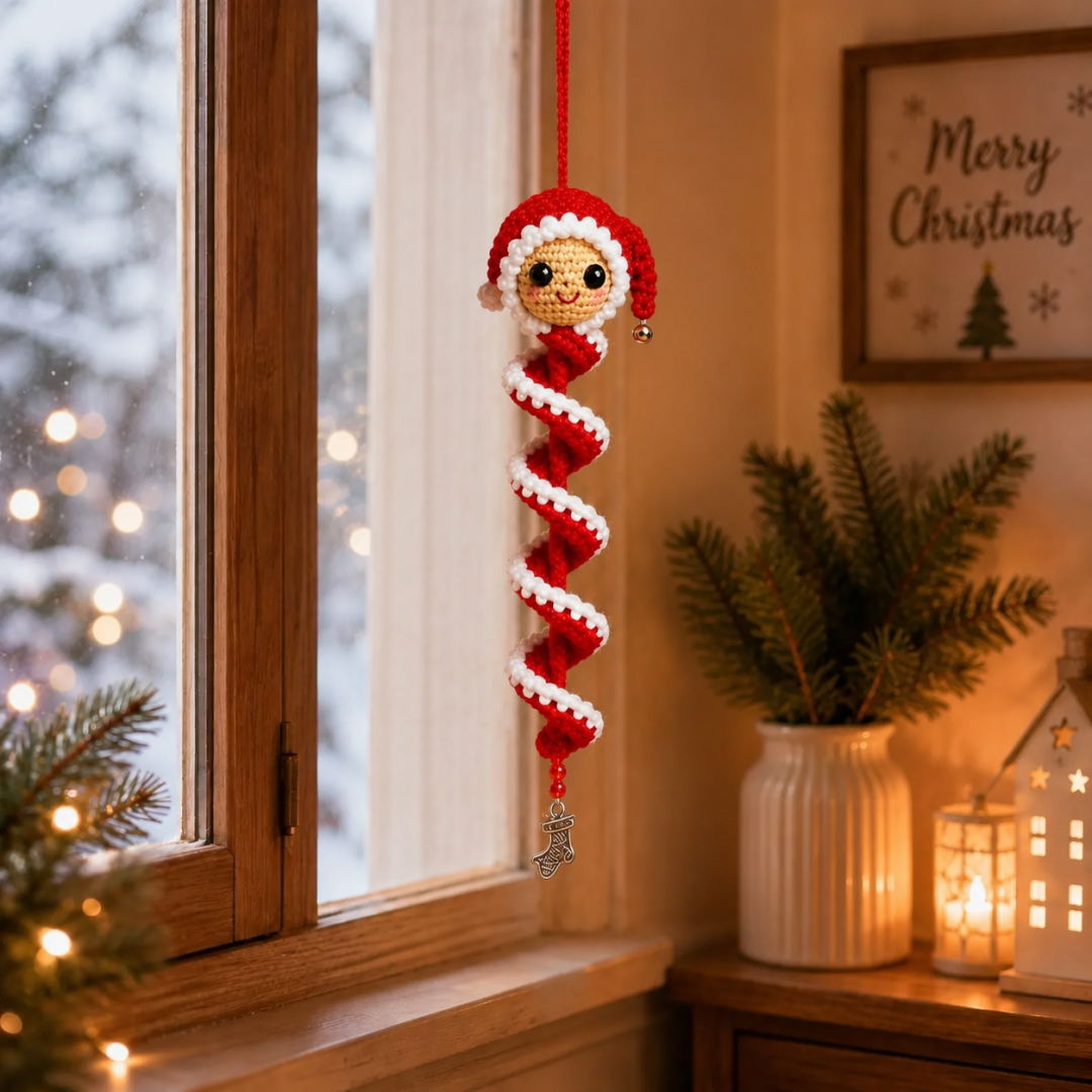✨Last Day 50% OFF ✨Crochet Snowman Spiral Oranment DIY Kit🔥