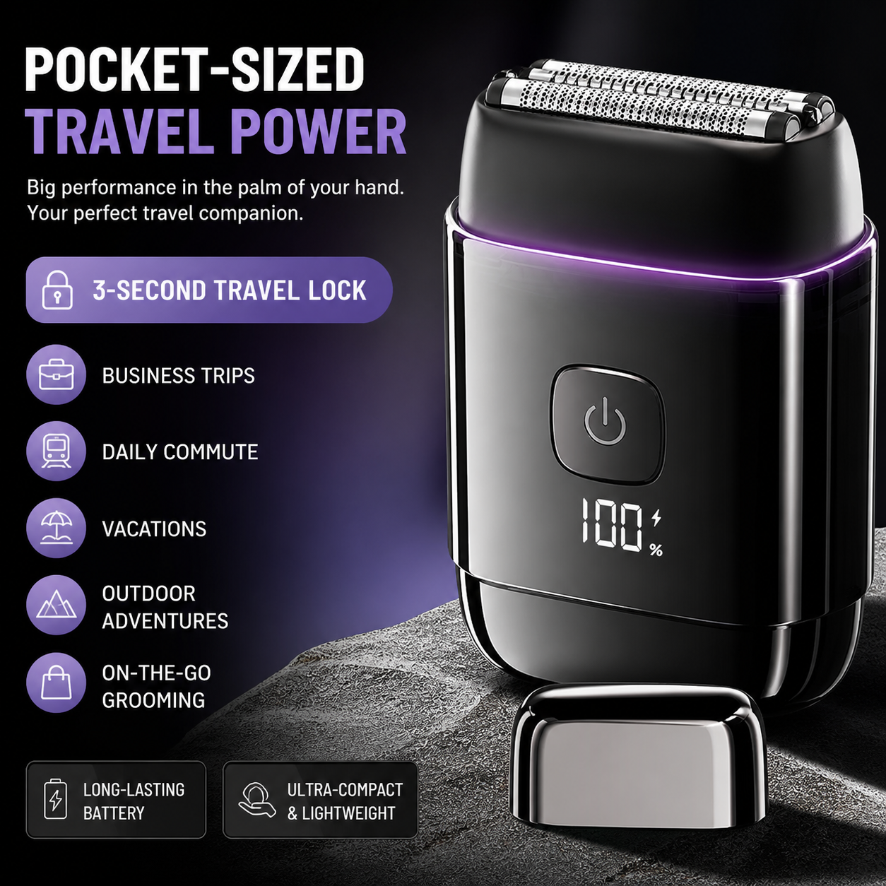 🪒⚡ CONLWIN Electric Foil Shaver for Men