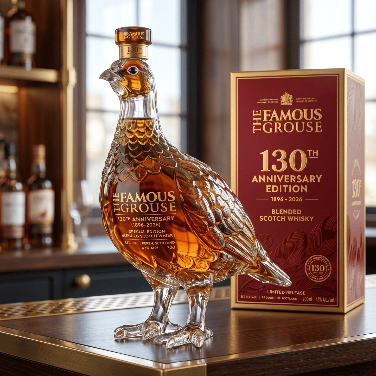 🔥49% off -🍷130TH ANNIVERSARY EDITION BLENDED SCOTCH WHISKY BOTTLE