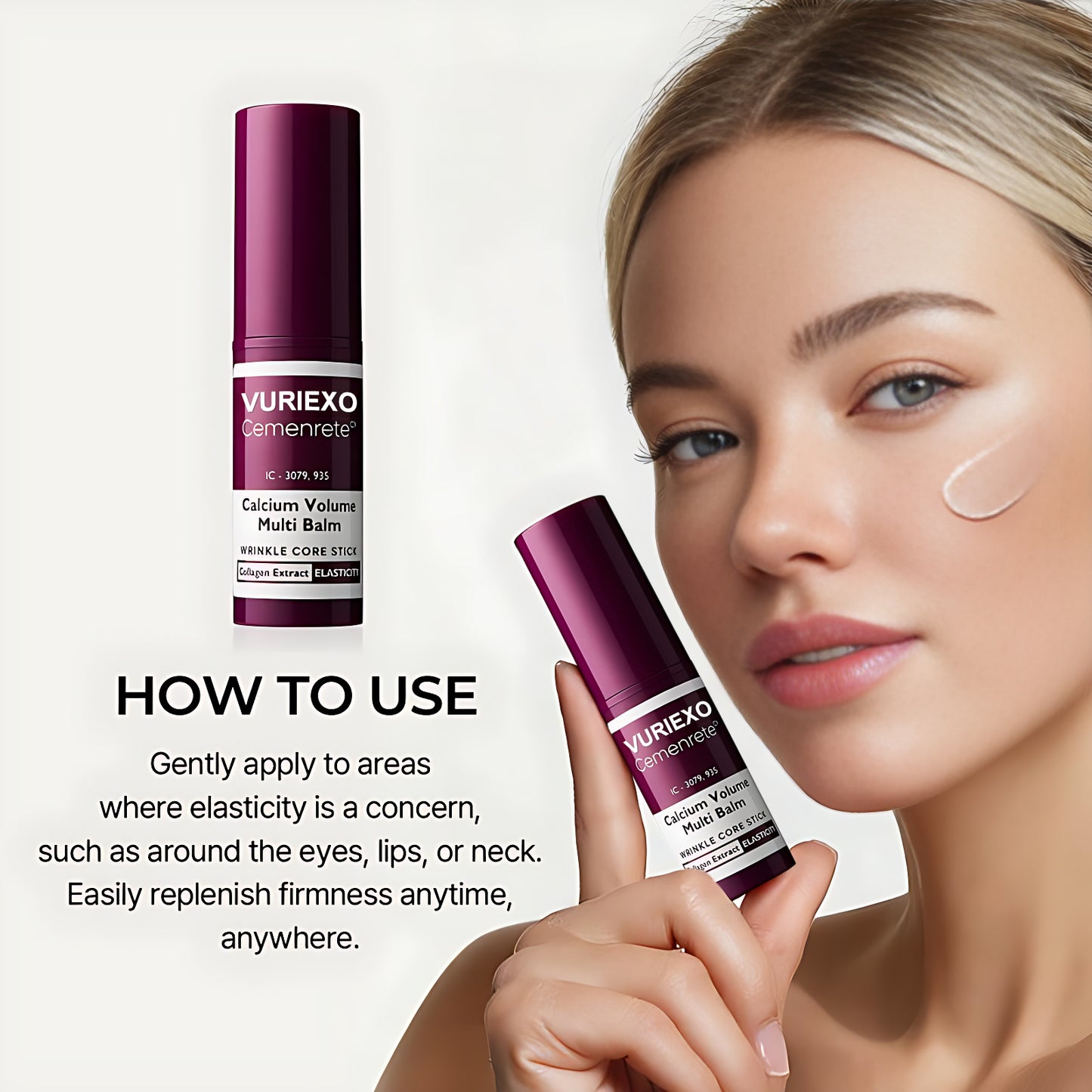 Cemenrete Calcium Multi Balm Eye Care Routine Korean Skin Care Anti-aging Cosmetics Eye Care Eye Stick 9g