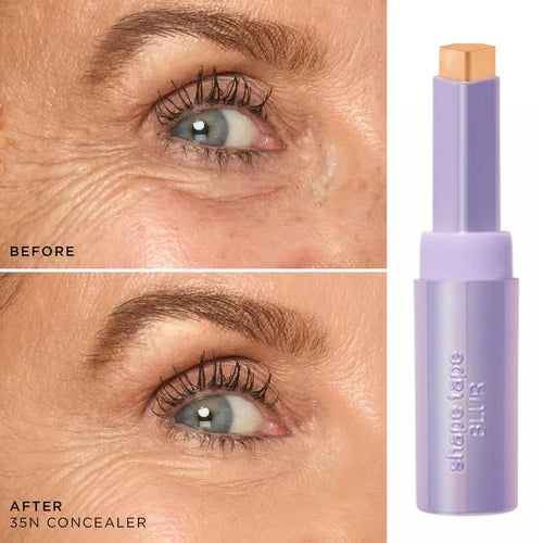 💜Vuriexo Shape Tape Concealer Duo – Brighten, Lift & Conceal + Free Pro Brush