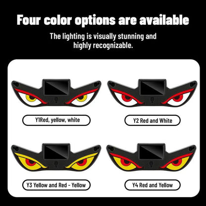 💥💥LAST DAY 70% OFF-🚗LaozikTM Car Rear Window Dynamic LED Display – Vampire Devil Eye Emoji Panel, Auto Decorative Light
