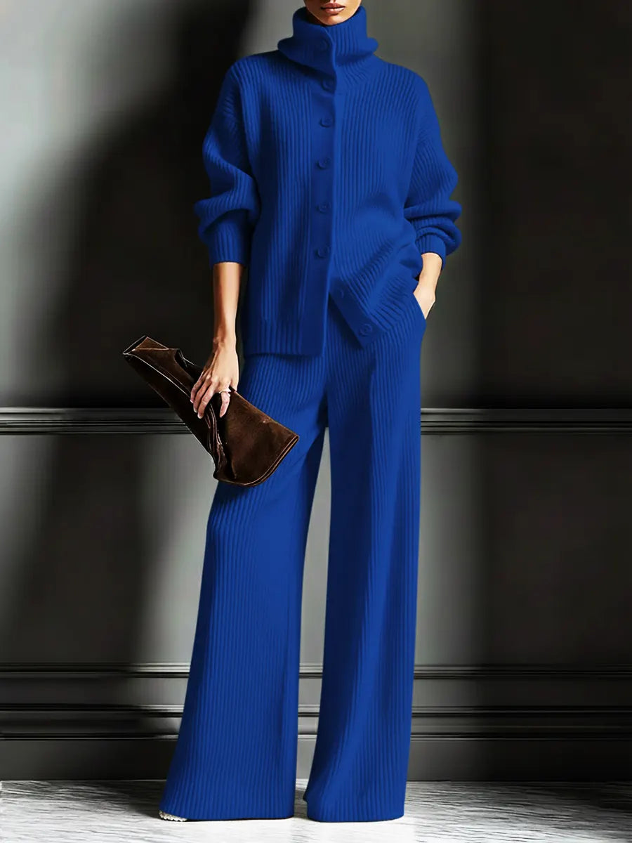 🔥Hot Sale🔥Women's Cozy Cardigan Sweater and Pants Two-Piece Set