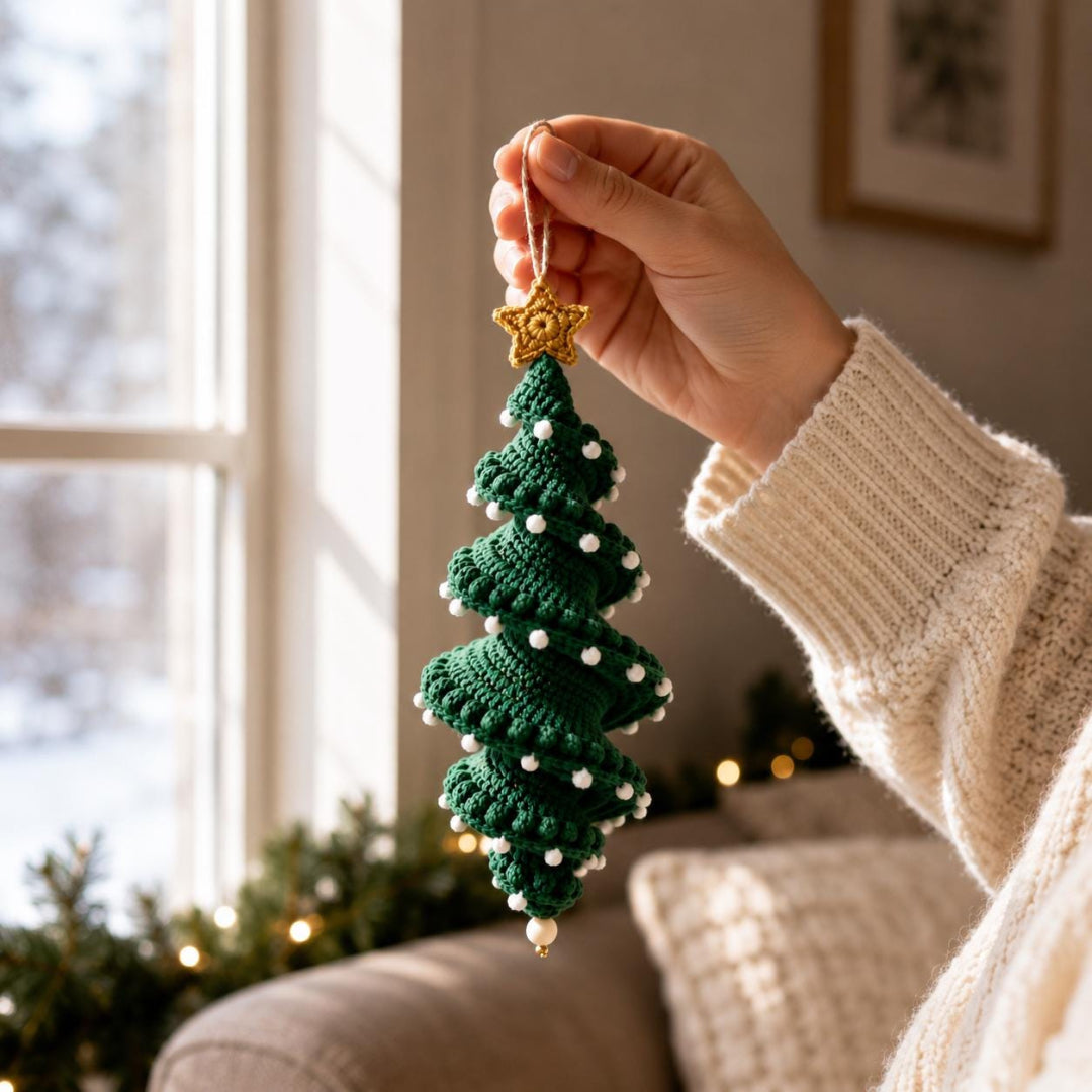 ✨Last Day 50% OFF ✨Crochet Snowman Spiral Oranment DIY Kit🔥