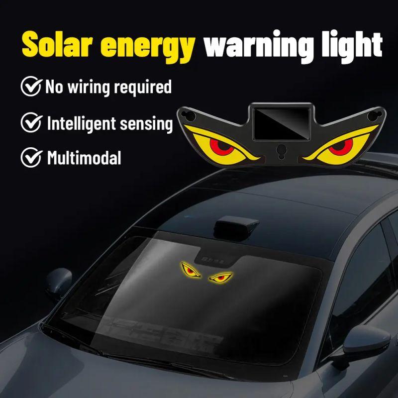 💥💥LAST DAY 70% OFF-🚗LaozikTM Car Rear Window Dynamic LED Display – Vampire Devil Eye Emoji Panel, Auto Decorative Light