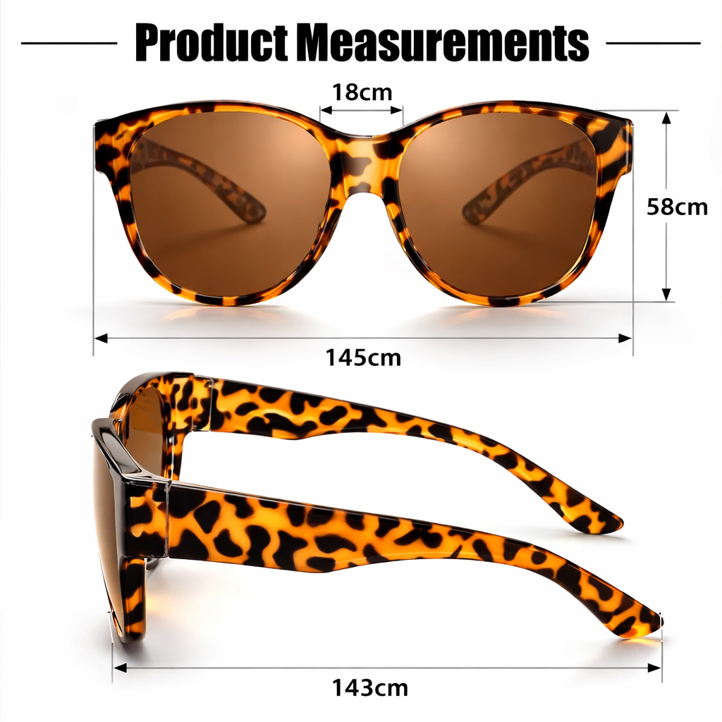 🏆 Over 50,000 sold! 49% off – 🕶 New oversized cat-eye sunglasses with polarized lenses and UV400 protection (Model 2026)