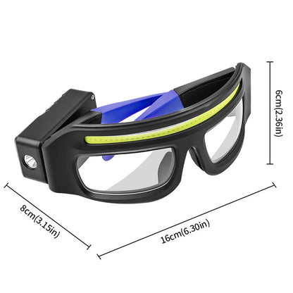 LED Rechargeable Headlight Glasses