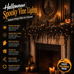 🎃 Spooky Chic: Halloween Fireplace Decor Set 👻