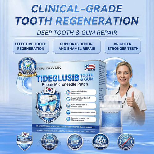 Your Smile~ Natravor® 🦷 Tideglusib Fast‑Dissolving Tooth & Gum Repair Oral Strips ✨ (𝟓-𝐢𝐧-𝟏 💎 𝐑𝐞𝐛𝐮𝐢𝐥𝐝 𝐄𝐧𝐚𝐦𝐞𝐥 & 𝐃𝐞𝐧𝐭𝐢𝐧 • 𝐒𝐭𝐫𝐞𝐧𝐠𝐭𝐡𝐞𝐧 𝐆𝐮𝐦𝐬 • 𝐄𝐫𝐚𝐝𝐢𝐜𝐚𝐭𝐞 𝐓𝐚𝐫𝐭𝐚𝐫 & 𝐎𝐝𝐨𝐫 • 𝐖𝐡𝐢𝐭𝐞𝐧𝐢𝐧𝐠 • 𝐒𝐭𝐨𝐩 𝐓𝐨𝐨𝐭𝐡 𝐒𝐞𝐧𝐬𝐢𝐭𝐢𝐯𝐢𝐭𝐲)