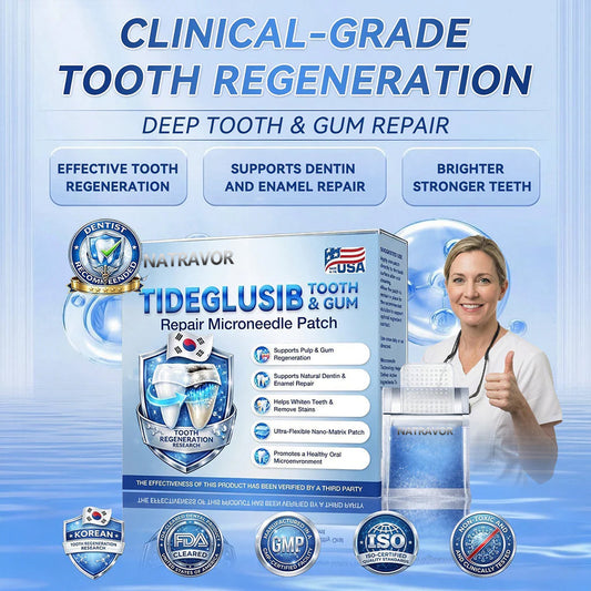 Your Smile~ Natravor® 🦷 Tideglusib Fast‑Dissolving Tooth & Gum Repair Oral Strips ✨ (𝟓-𝐢𝐧-𝟏 💎 𝐑𝐞𝐛𝐮𝐢𝐥𝐝 𝐄𝐧𝐚𝐦𝐞𝐥 & 𝐃𝐞𝐧𝐭𝐢𝐧 • 𝐒𝐭𝐫𝐞𝐧𝐠𝐭𝐡𝐞𝐧 𝐆𝐮𝐦𝐬 • 𝐄𝐫𝐚𝐝𝐢𝐜𝐚𝐭𝐞 𝐓𝐚𝐫𝐭𝐚𝐫 & 𝐎𝐝𝐨𝐫 • 𝐖𝐡𝐢𝐭𝐞𝐧𝐢𝐧𝐠 • 𝐒𝐭𝐨𝐩 𝐓𝐨𝐨𝐭𝐡 𝐒𝐞𝐧𝐬𝐢𝐭𝐢𝐯𝐢𝐭𝐲)