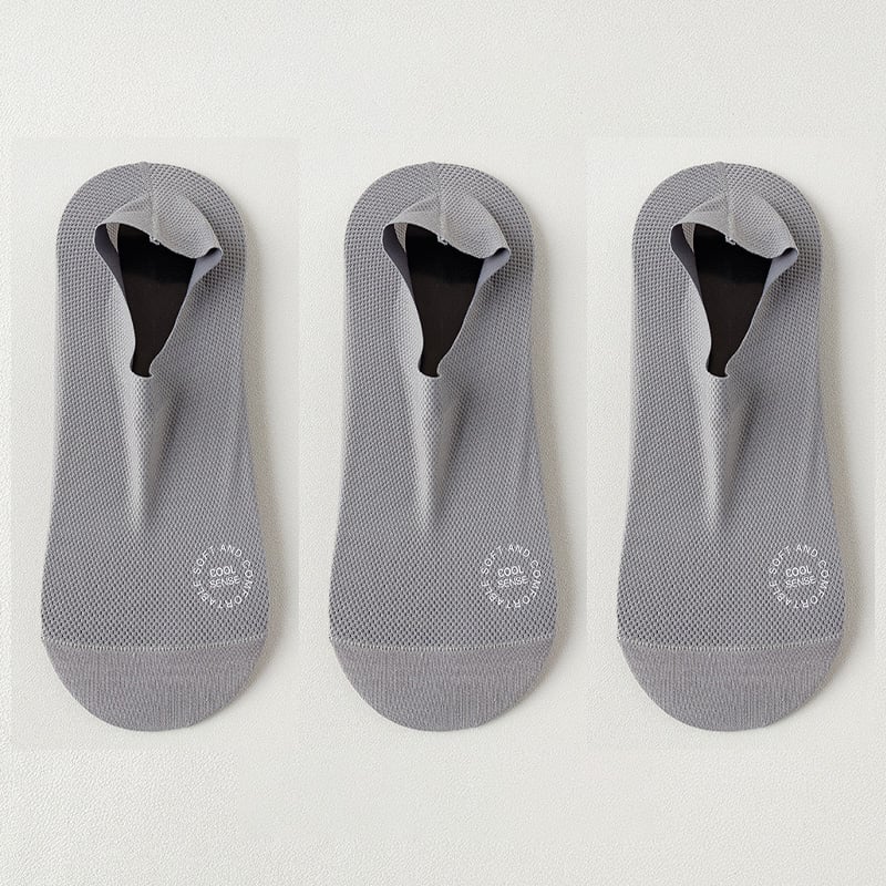 🔥 6-Pair Invisible Grip Socks Pack 🧦 – Breathable Low-Cut Anti-Slip Sweat-Absorbing Design