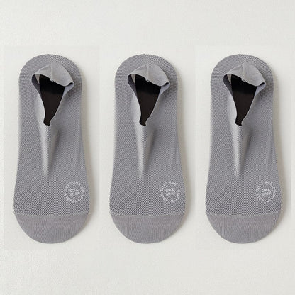 🔥 6-Pair Invisible Grip Socks Pack 🧦 – Breathable Low-Cut Anti-Slip Sweat-Absorbing Design