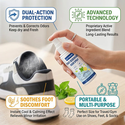 NATRAVOR® Foot Deodorant Odor Spray
