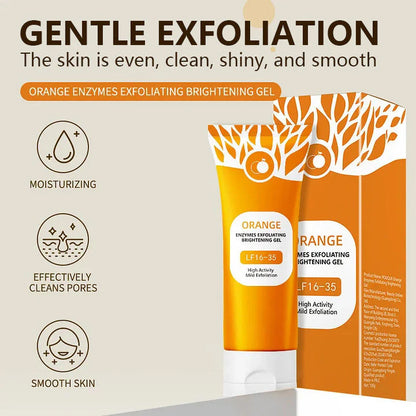 ✨Orange Enzyme Exfoliating Gel Goodbye Dark Spots & Roughness