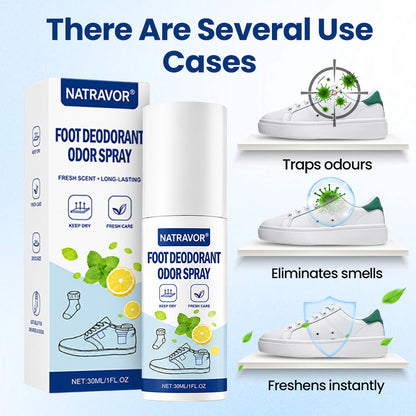 NATRAVOR® Foot Deodorant Odor Spray