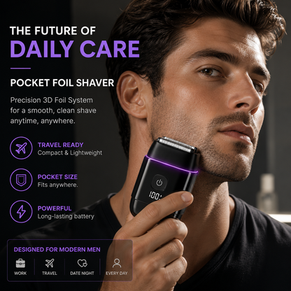 🪒⚡ CONLWIN Electric Foil Shaver for Men