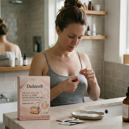 🔥Limited-time 60% sale--Dailero® Targeted Breast Enhancement Advanced Nano-Microneedle Patches