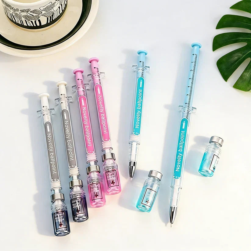 🎉LAST DAY 49% OFF -🔥👩‍⚕️😜💉Novelty Nurse & Doctor Syringe Ballpoint Pens