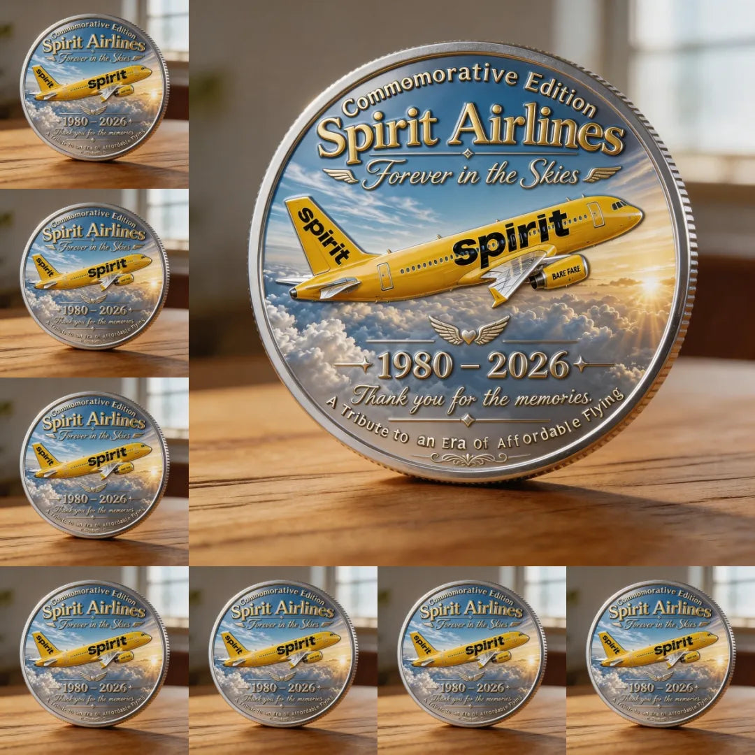 Last Day 49% OFF🔥 Spirit Airlines Commemorative Coin
