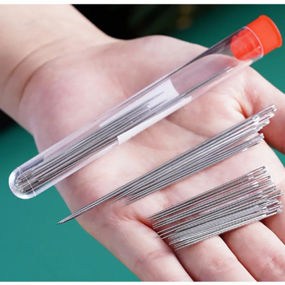 🏆Last Day 70% OFF-🔥2026 Pro Set | 34PCS Big Eye Sewing Needles – Steel Needle Kit