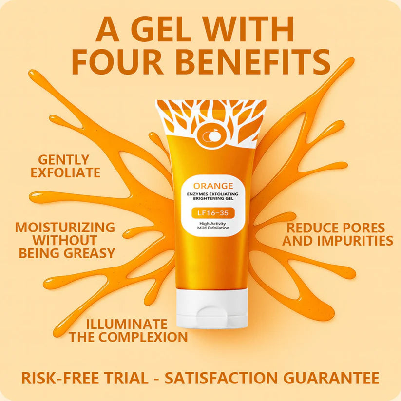 ✨Orange Enzyme Exfoliating Gel Goodbye Dark Spots & Roughness
