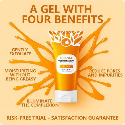 ✨Orange Enzyme Exfoliating Gel Goodbye Dark Spots & Roughness