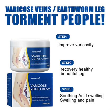 Leg Relief Varicose Veins Cream 50g – Soothing Lotion for Pain, Swelling & Circulation