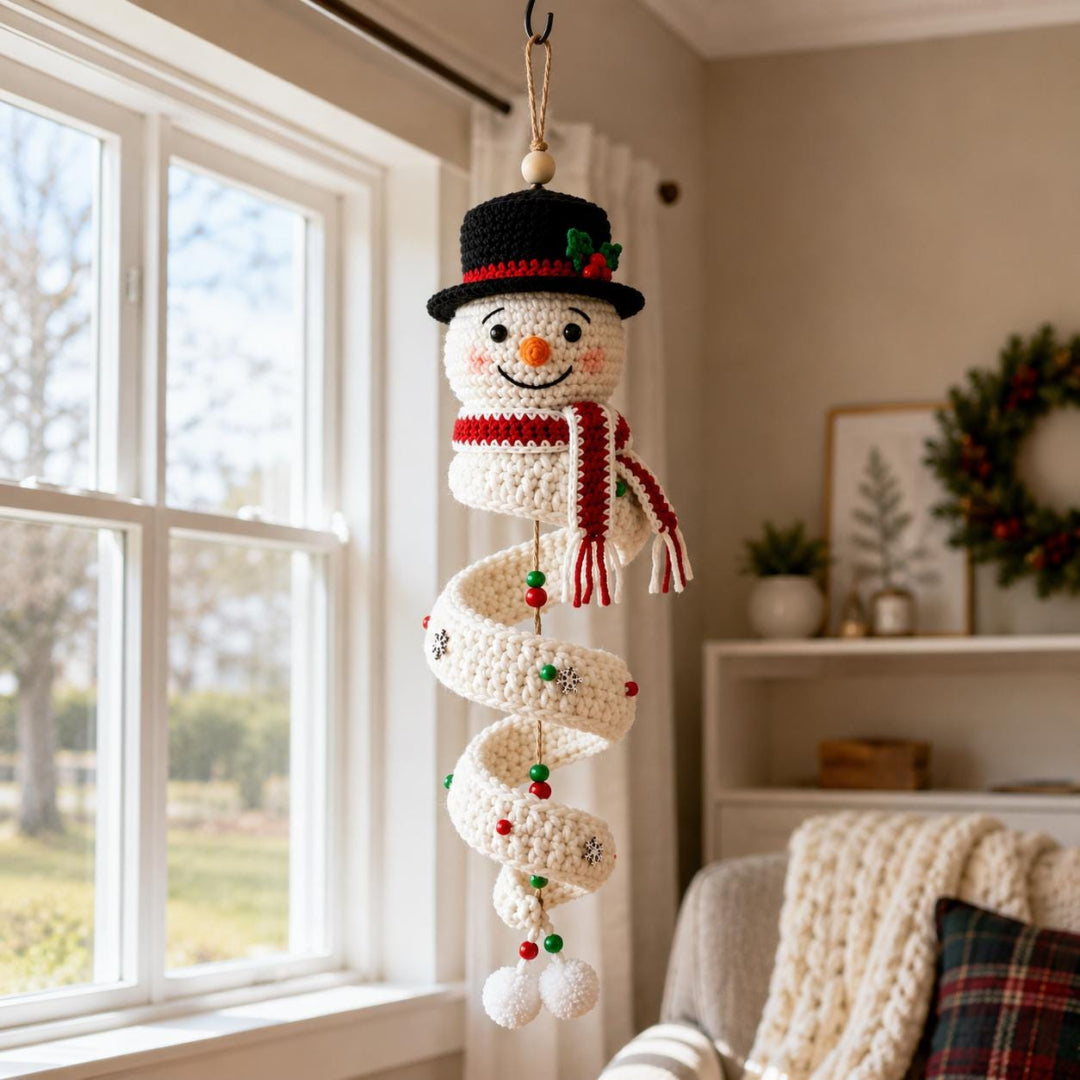 ✨Last Day 50% OFF ✨Crochet Snowman Spiral Oranment DIY Kit🔥