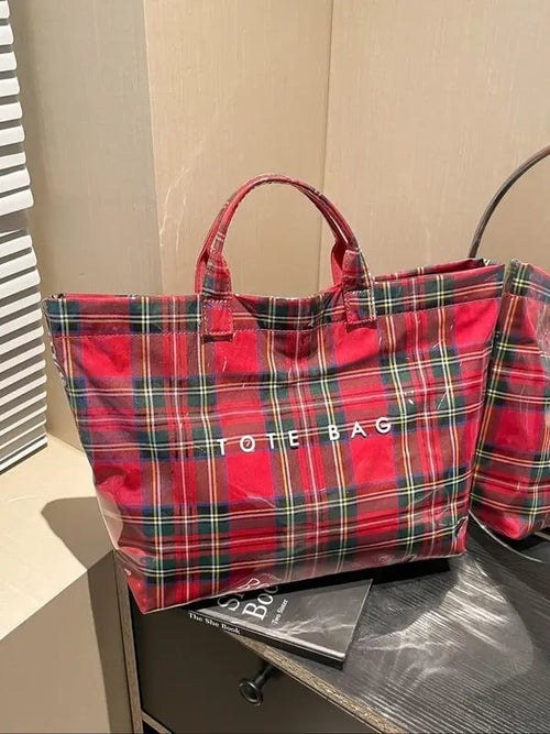 🎄25 Christmas Gift - Women's Letters Print Tote Bag⏰
