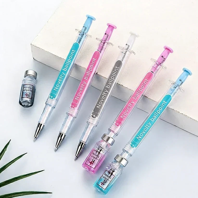 🎉LAST DAY 49% OFF -🔥👩‍⚕️😜💉Novelty Nurse & Doctor Syringe Ballpoint Pens
