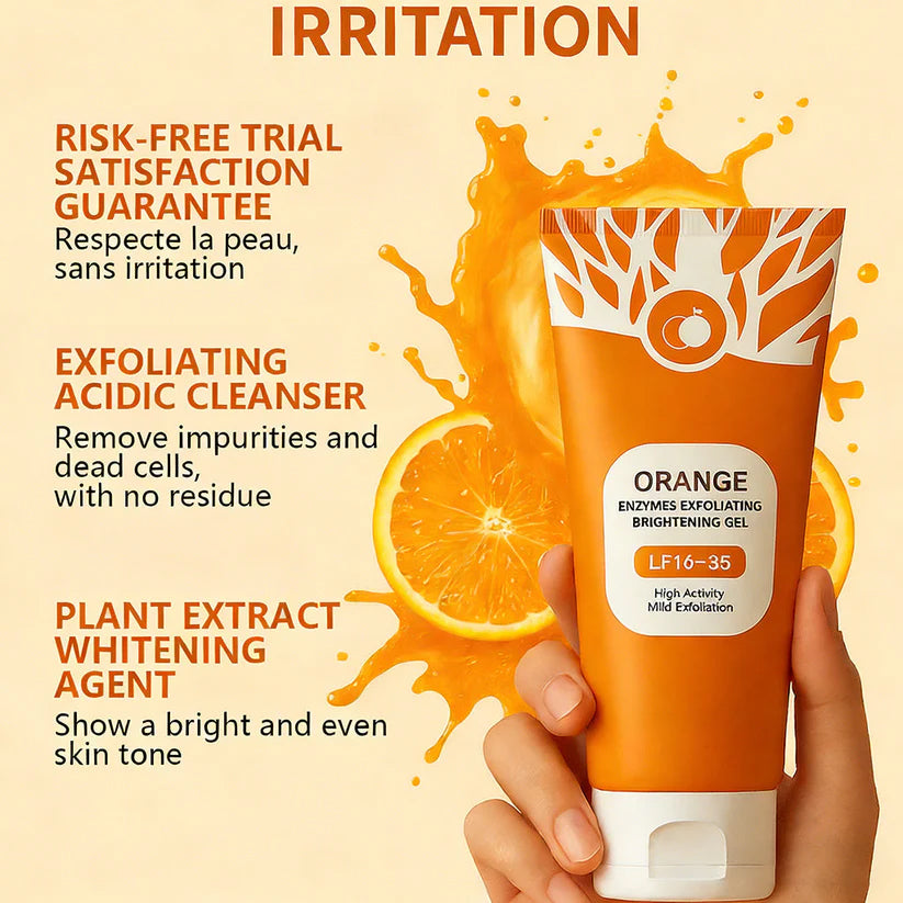 ✨Orange Enzyme Exfoliating Gel Goodbye Dark Spots & Roughness