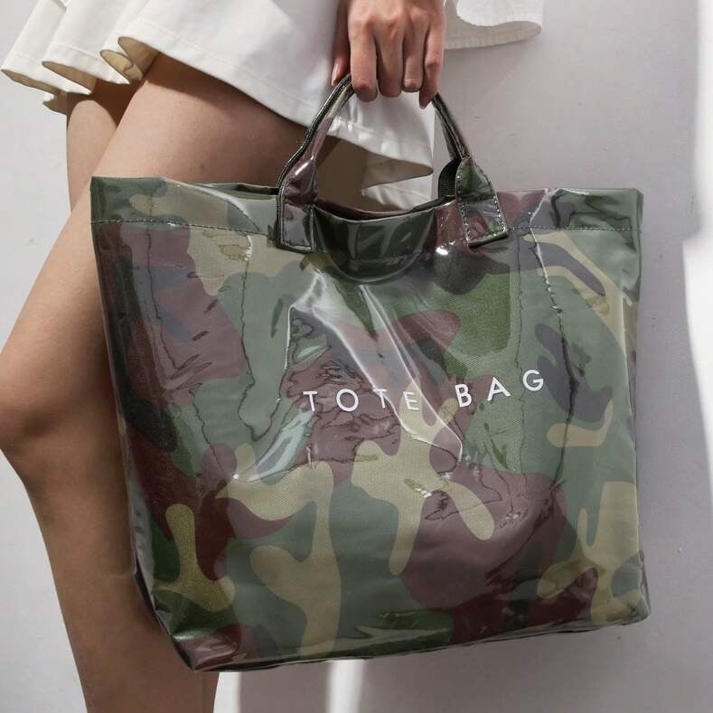 🎄25 Christmas Gift - Women's Letters Print Tote Bag⏰