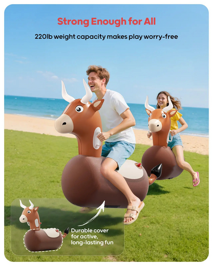 🔥🔥LAST DAY 59% OFF🔥🐂 Kids Bouncing Bull Ride-On Toy
