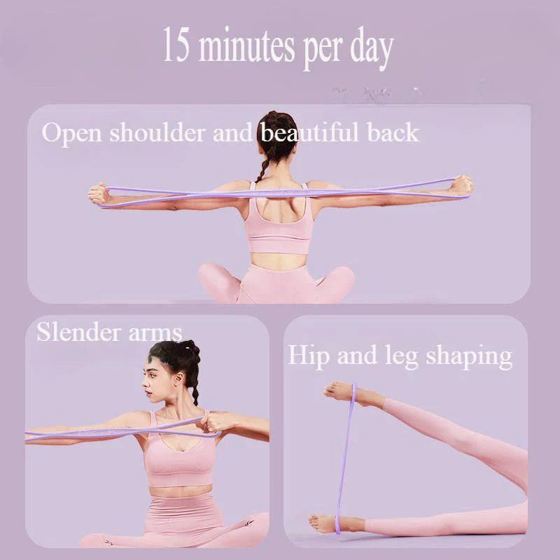 🏆Flash Sale⚡ 50K+ SOLD! Almost Gone-💥🔥Resistance Bands, Figure 8 Exercise Bands for Women Men