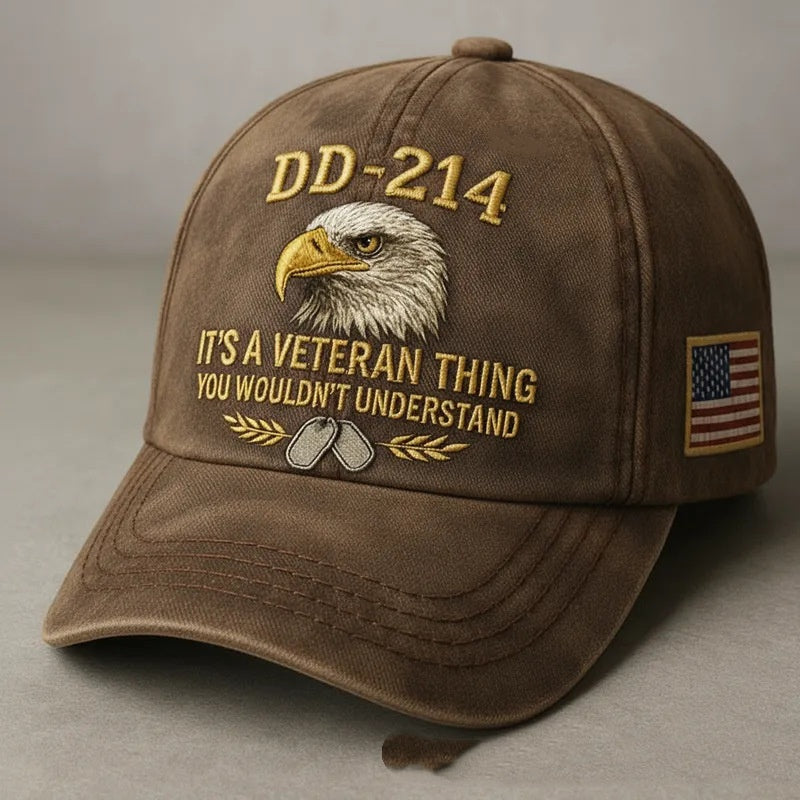 VETERAN EMBROIDERED CAP