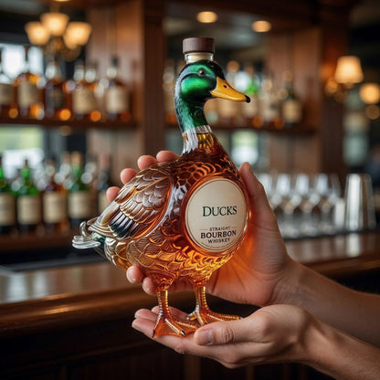Ducks Unlimite 3D Mallard Bourbon Bottle