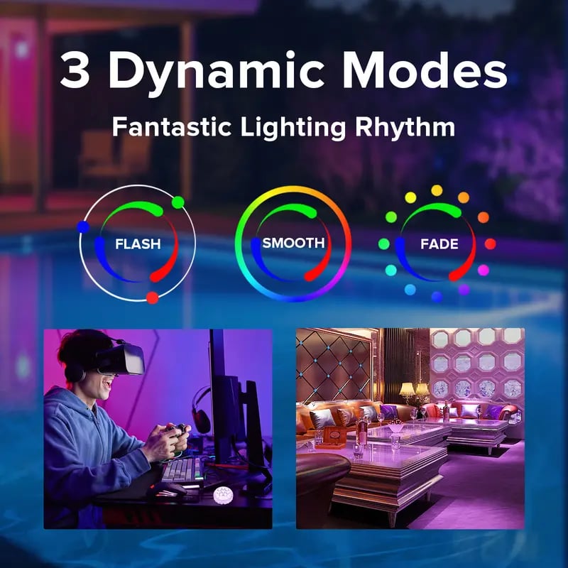 🔥Hot Sale 49% off🌟💧 Swimming pool RGB lights