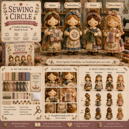 🎁Last Day:49% OFF🧵 Tiny Worlds Patchwork Mini Craft Kit Series