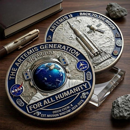 🚀Flash Sale 60% OFF 🌕 🚀 ARTEMIS GENERATION COMMEMORATIVE COIN