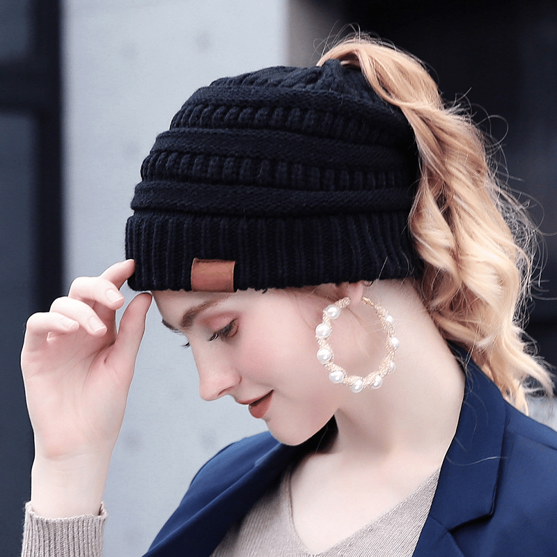 🔥Women's Ponytail Beanie