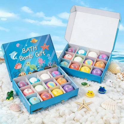 🔥LAST DAY 49% OFF - 🛁 Natural Bath Bombs for Kids with Mega Bubbles & Surprise Inside 🥚✨ Same as in the video