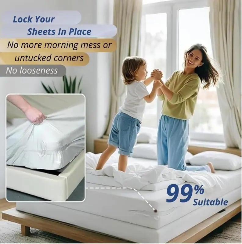 🔥Hot Sale 49% off🌟🛌 Summervibes-Lock Sheet Holders Set of 4