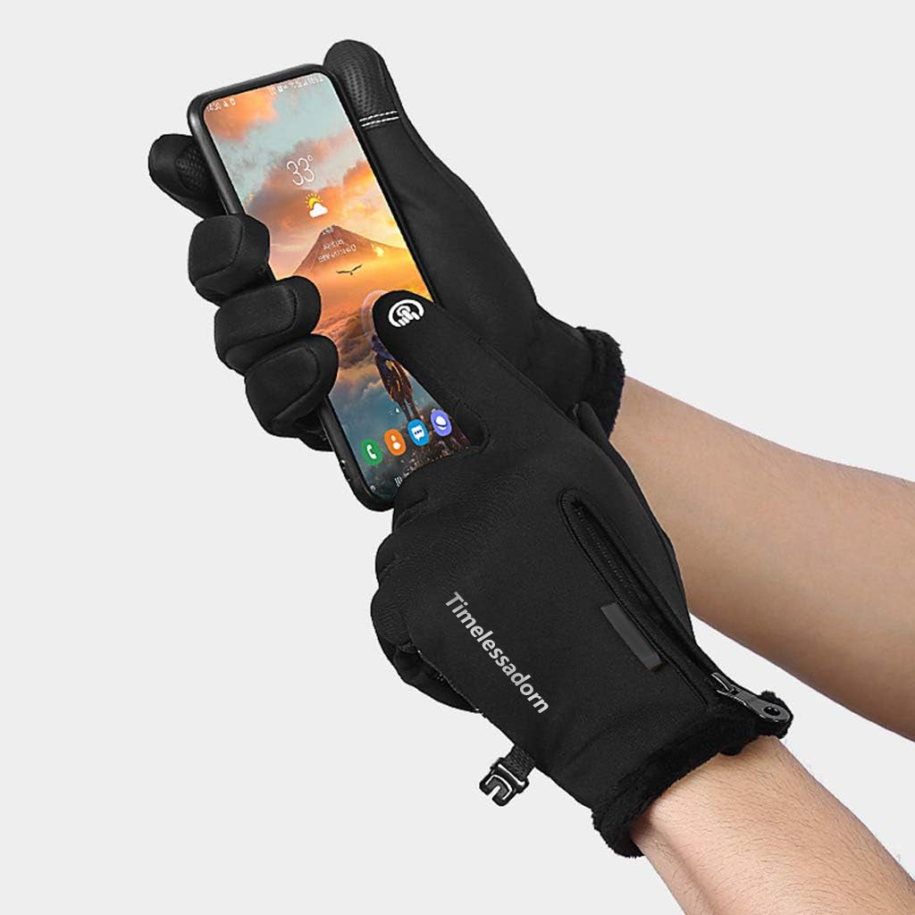 Warm Winter Gloves, -5℉ Thermal Ski Gloves Anti-Slip Touch Screen Gloves for Skiing Cycling Driving Fishing Walking Hiking,Pink-M