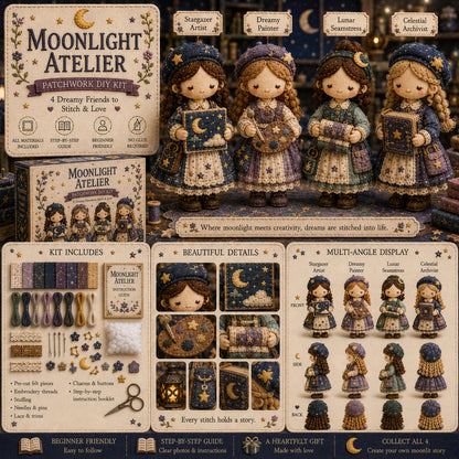 🎁Last Day:49% OFF🧵 Tiny Worlds Patchwork Mini Craft Kit Series