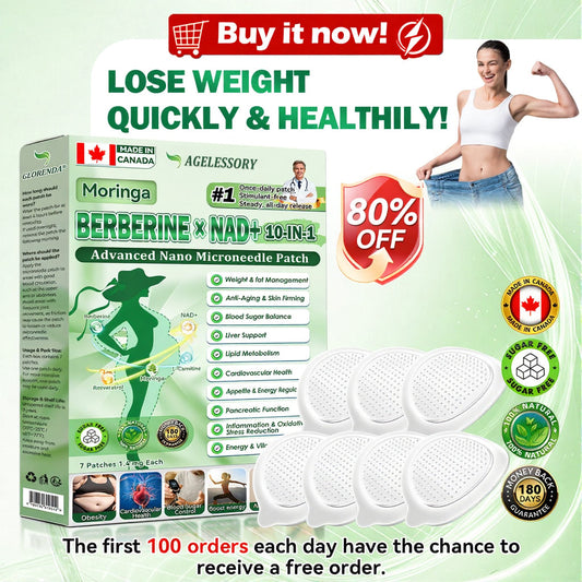 💖💖 AGELESSORY® 𝙈𝒐𝒓𝒊𝒏𝒈𝗮 · 𝗕𝗲𝗿𝗯𝐞𝐫𝐢𝐧𝙚 × 𝙉𝑨𝑫+ 𝟏𝟎-𝙞𝙣-𝟏 𝘼𝒅𝒗𝒂𝒏𝒄𝒆𝐝 𝐍𝐚𝐧𝙤 𝙈𝙞𝙘𝙧𝙤𝙣𝒆𝒆𝒅𝒍𝐞 𝐏𝐚𝐭𝙘𝙝(𝐉𝐮𝐬𝐭 𝐨𝐧𝐜𝐞 𝐚 𝐝𝐚𝐲, 𝐯𝐢𝐬𝐢𝐛𝐥𝐞 𝐜𝐡𝐚𝐧𝐠𝐞𝐬 𝐢𝐧 𝟕 𝐝𝐚𝐲𝐬） ✅ 𝐅𝐨𝐫 𝐨𝐛𝐞𝐬𝐢𝐭𝐲, 🅛🅞🅞🅢🅔 🅢🅚🅘🅝,𝐝𝐢𝐚𝐛𝐞𝐭𝐞𝐬, 𝐬𝐥𝐞𝐞𝐩 𝐚𝐩𝐧𝐞𝐚, 𝐣𝐨𝐢𝐧𝐭 𝐢𝐬𝐬𝐮𝐞𝐬, 𝐚𝐧𝐝 𝐦𝐨𝐫𝐞🗽