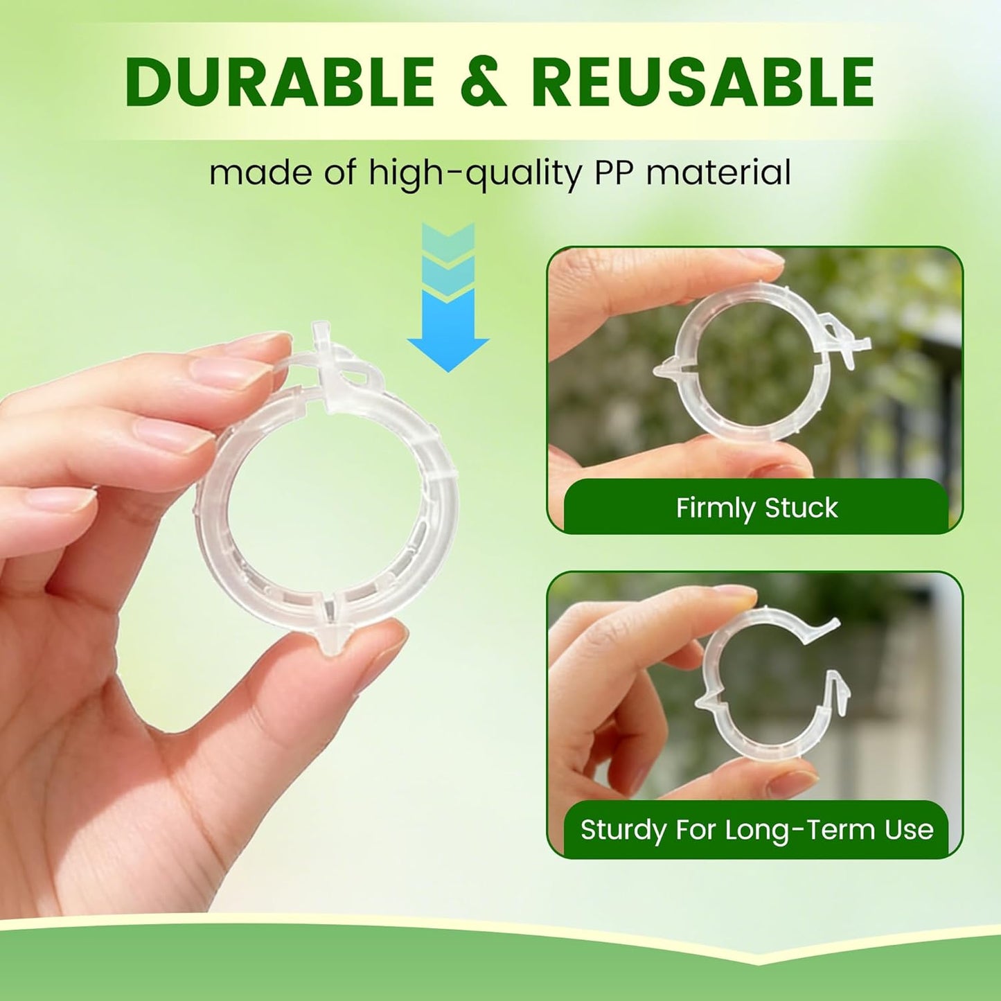 🌱🔥 Reusable Plant Support Clips