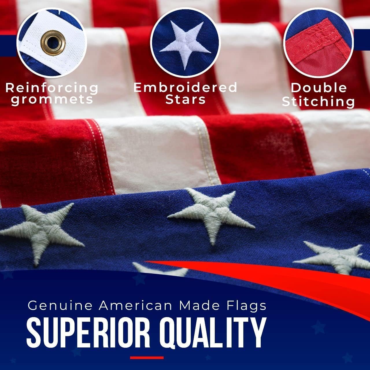 🔥2026 Best Embroidered Stars American Flags