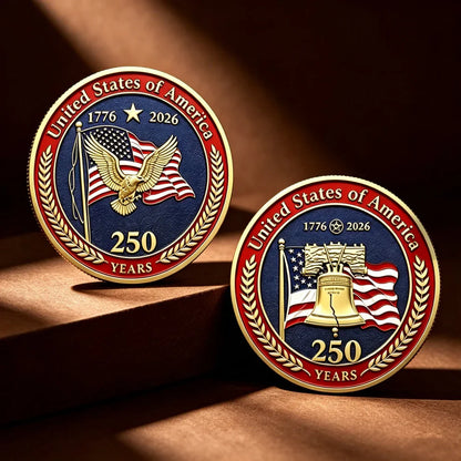 🔥LAST DAY 50% OFF✨9PCS USA 250th Anniversary Commemorative Coin Gift Set